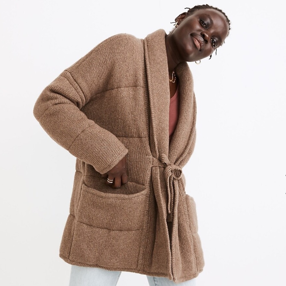 SOLD | Madewell Quilted Hollin Sweater Coat